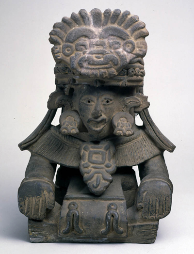 副葬用神像形香炉 メキシコ、オアハカ 推/4~7世紀 高36.8cm