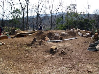 桜井茶臼山古墳 墳頂部の調査